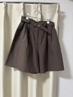 GU ショートパンツ ブラウン M