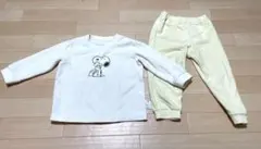 Uniqlo スヌーピー フリースパジャマ サイズ100