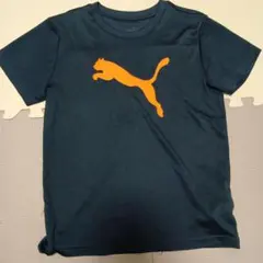 PUMA プーマ Tシャツ ネイビー オレンジのサムネイル