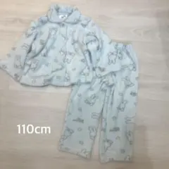 美品★ミッフィー柄ふわふわパジャマ 110cm 上下セット キッズ ルームウェア