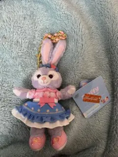 香港ディズニー ステラルー ぬいぐるみ キーチェーン付き