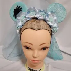 ホーンテッドマンション　ゴーストブライド風カチューシャ