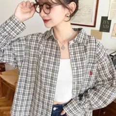 新品タグ付き　U.S. POLO ASSN. ワンポイント刺繍 チェック柄 長袖