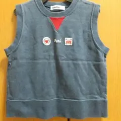 familiar ノースリーブベスト グレー 110cm