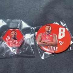 【 千葉ジェッツ ナシールリトル 】ピンバッジ 缶バッジ 新品 未使用 非売品