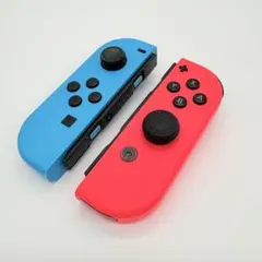 【スティック交換】Switch ジョイコン ネオンブルー　ネオンレッド　A-49