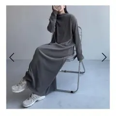 美品【wee9s】 デイリーデイリースーパーストレッチプリーツワンピース