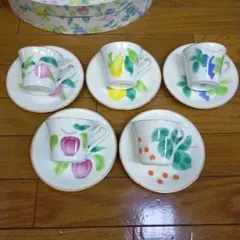 ヴィンテージ ソンベ焼き 丸皿 取り皿 ポット セット - メルカリ