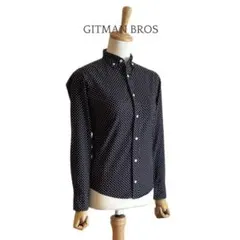 【GITMAN BROS sisters】 ドット柄 ボタンダウンシャツ