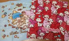 【新品】リトルツインスターズ＆マイメロディ タオル 2枚セット