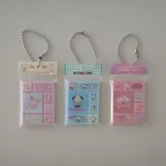 サンリオキャラクターズ タイルシールミニチュアチャーム 3点セット