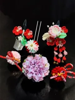 七五三用和風髪飾りセット