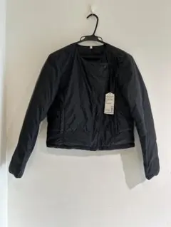 無印良品　ブラックダウンジャケット Sサイズ
