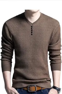 ✨RICOLUS✨カットソー トップス カジュアル 薄手 メンズ