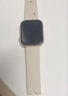 ベージュ スクエア型スマートウォッチ 本体