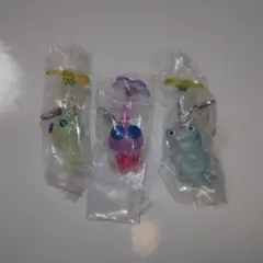 ピクミン めじるしアクセサリー２ ストラップ 3個セット