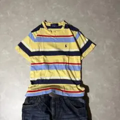 90s-00s Polo Ralph Lauren border tee y2kのサムネイル