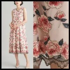 【ねずみ 様専用♡✨】◆ グレースコンチネンタル　ローズ刺繍ドレス ダイアグラム