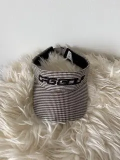 【美品】CPG GOLF サンバイザー 千鳥格子柄のサムネイル