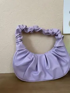 ワンハンドルバッグ　パープル