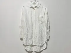 COLLAGE コラージュ リネンシャツチュニック オフホワイト ゆったりのサムネイル