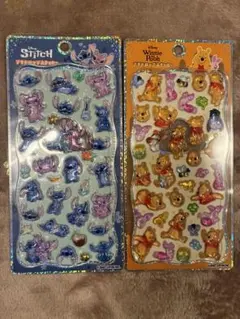【正規品】　ディズニー　プチドロップステッカー　２枚セット