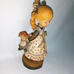 ANRI 木彫り人形 少女 フェンス 限定品 699/2000 - メルカリ