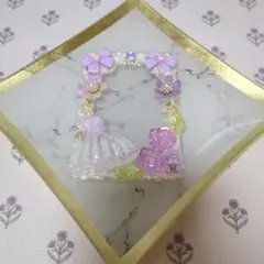【B8サイズ】ハンドメイド　ホイップデコ　硬質カードケースデコ