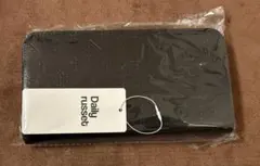 Daily Russet エンボスがま口　ブラック 長財布　黒