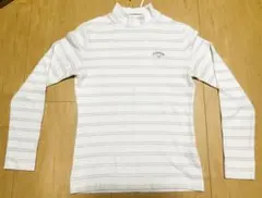 callaway ゴルフレディースウェア　シャツ　ホワイトシルバー　サイズ:M