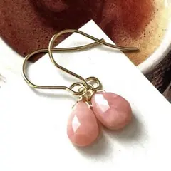 1点作品☺︎ ロングペアシェイプルビーピアス　イヤリングに変更可能☺︎ 1点作品☺︎ ロングペアシェイプルビーピアス イヤリングに変更可能