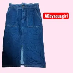 美品　AG by aquagirl デニムタイトスカートのサムネイル