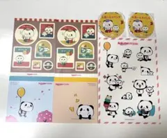 匿名配送 ご当地お買い物パンダ 楽天モバイル クリアファイル2種セット