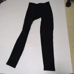 H471 ブラックレギンス ユニクロ　超極暖　Sサイズ