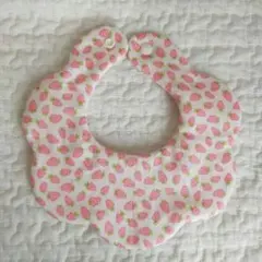 no198 もくもくスタイ　リバーシブルスタイ　ハンドメイドスタイ　いちご