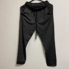 レディース黒 ジョガーパンツ ゴムウエストM
