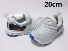 20cm 白 グレー ナイキ ダイナモ フリー PS スリッポン マルチカラー