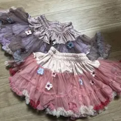 パンパンチュチュ　デコレーションチュチュ　2枚セット Lサイズのサムネイル