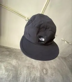 【未使用に近い】ノースフェイス ファイブパネルキャップ ブラック NN01825