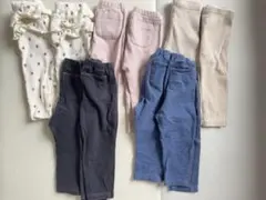 10着 双子ちゃん向け 表記80(70〜80サイズ) ボトムス