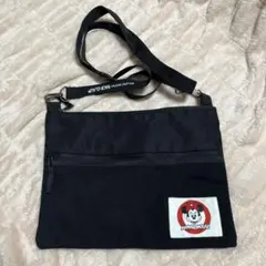 ナイスクラップミニーマウス サコッシュ 黒