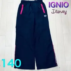 【IGNIO Disney】暖パン(140)ネイビー#ミッキー