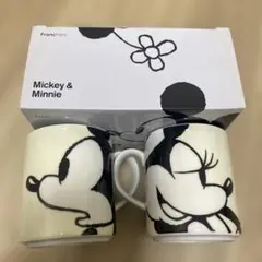 Francfranc ミッキー＆ミニー マグカップ 2個セット