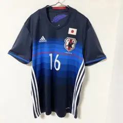 【アディダス】サッカー 日本代表ユニフォーム 山口蛍 16番 半袖 L