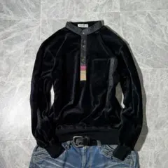 archive gimmick henleyneck velvet お兄系