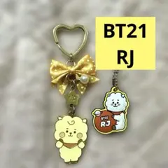 【新品・未使用】BT21 RJ ジン　キーホルダー　公式　2種セット　ストラップ