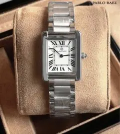 PABLO RAEZ 腕時計 シルバー レディーススクエア型