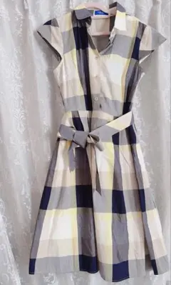 ブルーレーベルクレストブリッジ イエロー系ワンピースS