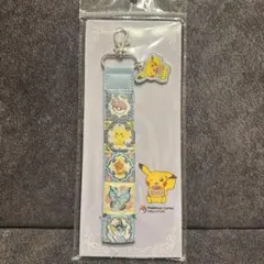 ポケモンセンター シンガポール限定 ストラップキーチェーン ブルー