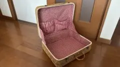 籐 トランク バスケット ラタン レトロ ビンテージ